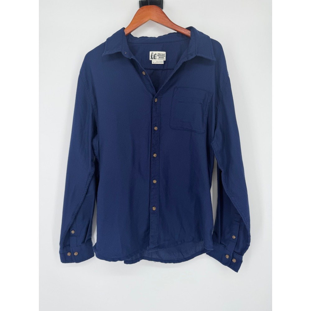 Marmot Mountain Works Mens Button Down Shirt Large Gorpcore Outdoor Hiking